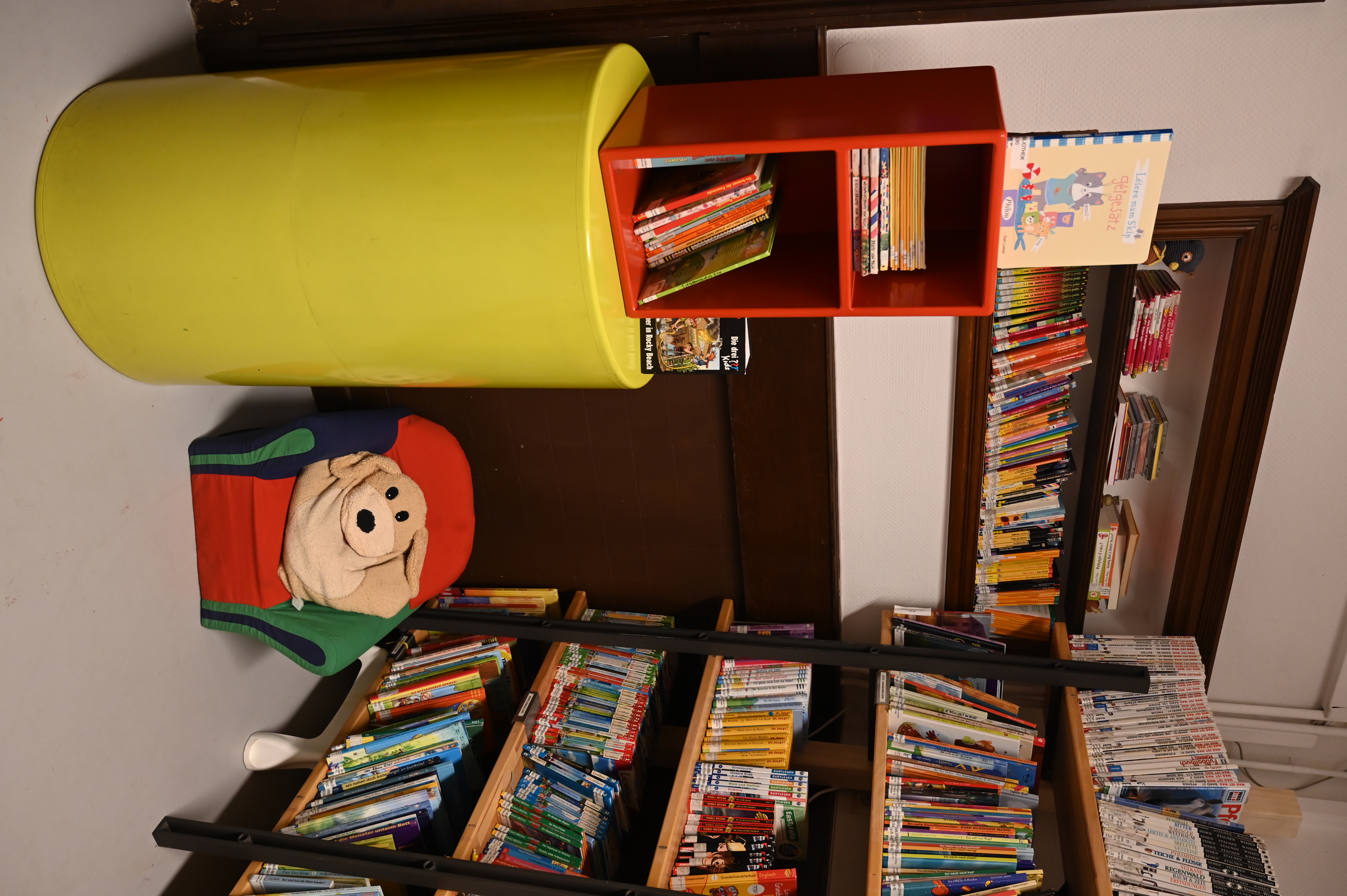 Childrens corner in a library